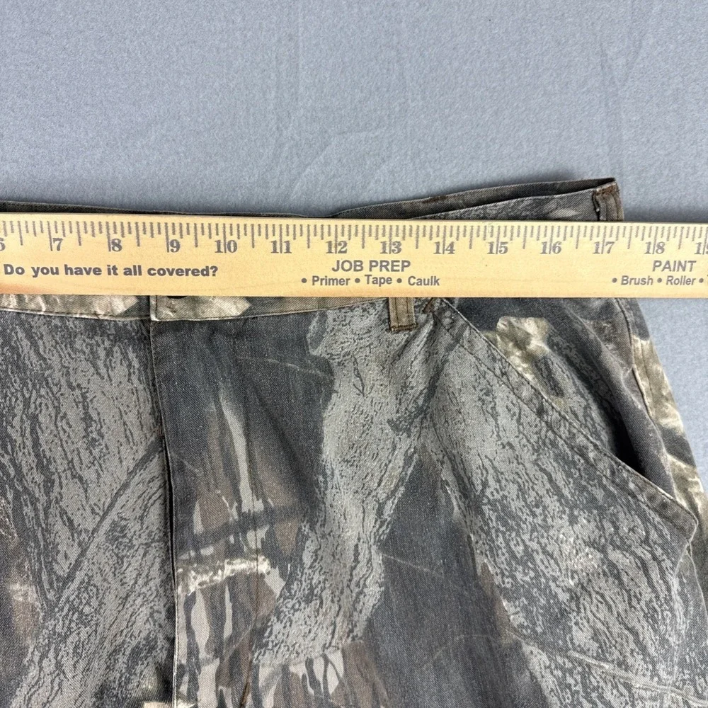 Vintage Jerzees Outdoors Pants Men Large Camo Cargo Realtree Mossy Oak Baggy 90s